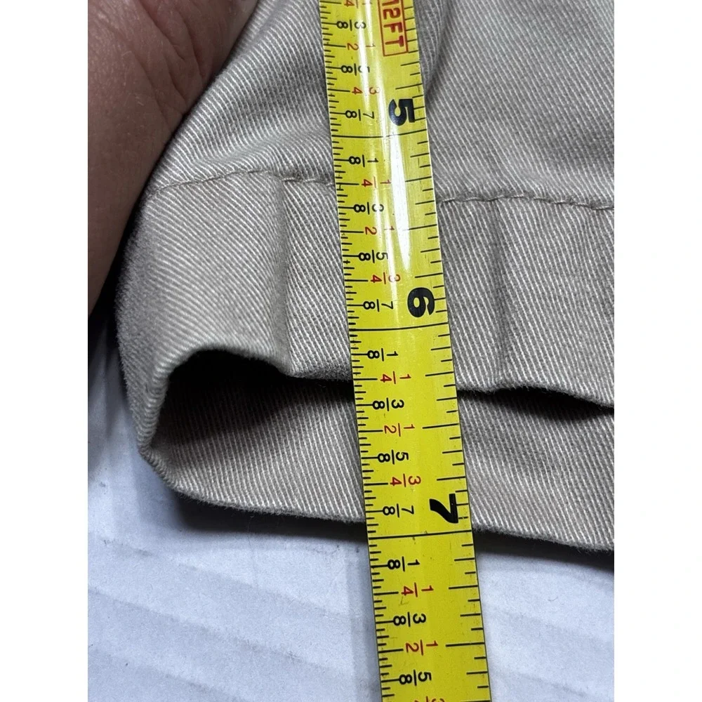 Lauren Ralph Lauren Petite Cargo Shorts 4P Tan Belted Cotton‎ Utility Safari